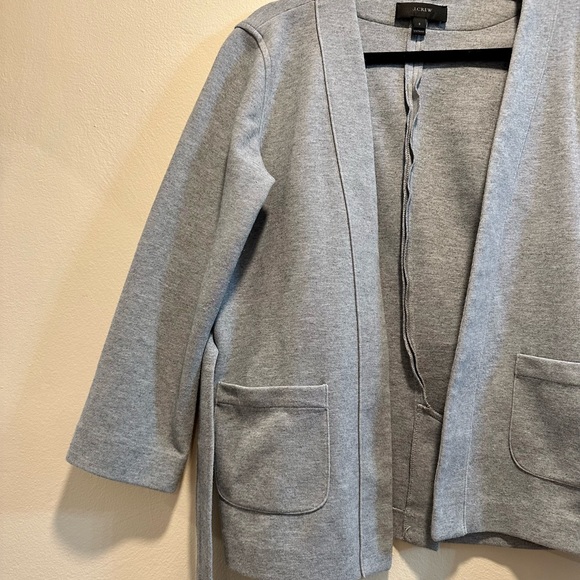 J. Crew Open Front Heather Gray Oversized
Cardigan Small - Picture 3 of 6